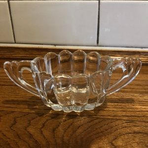 Heisey Glass Sugar Bowl Crystolite Pattern